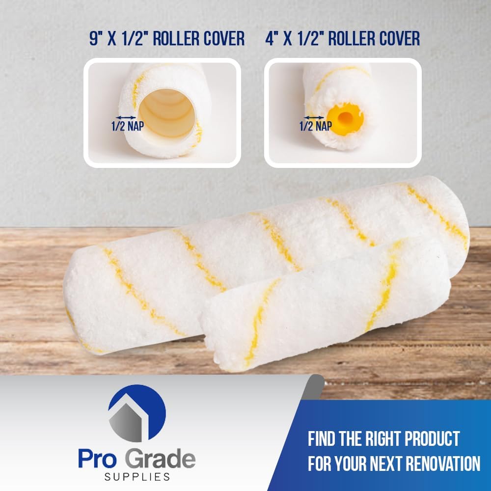 Pro Grade Paint Roller Kit – 10-Piece Set