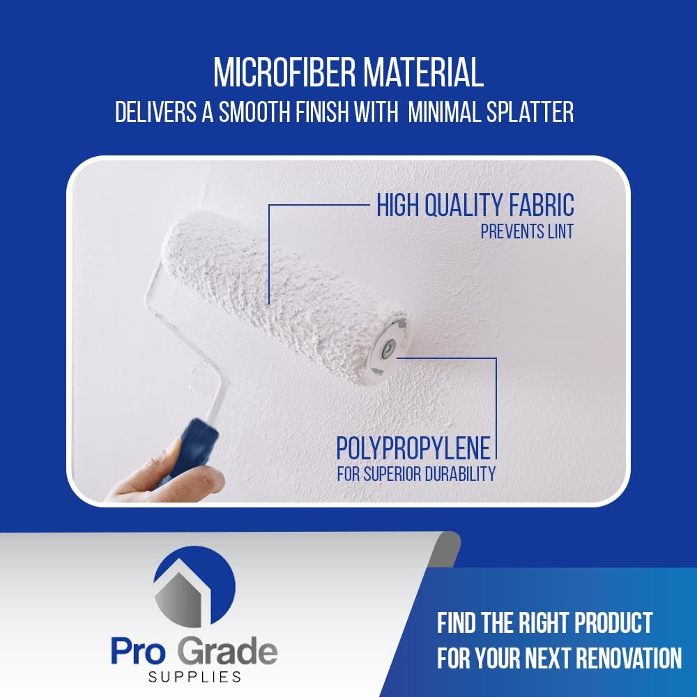 Pro Grade Paint Roller Kit – 10-Piece Set