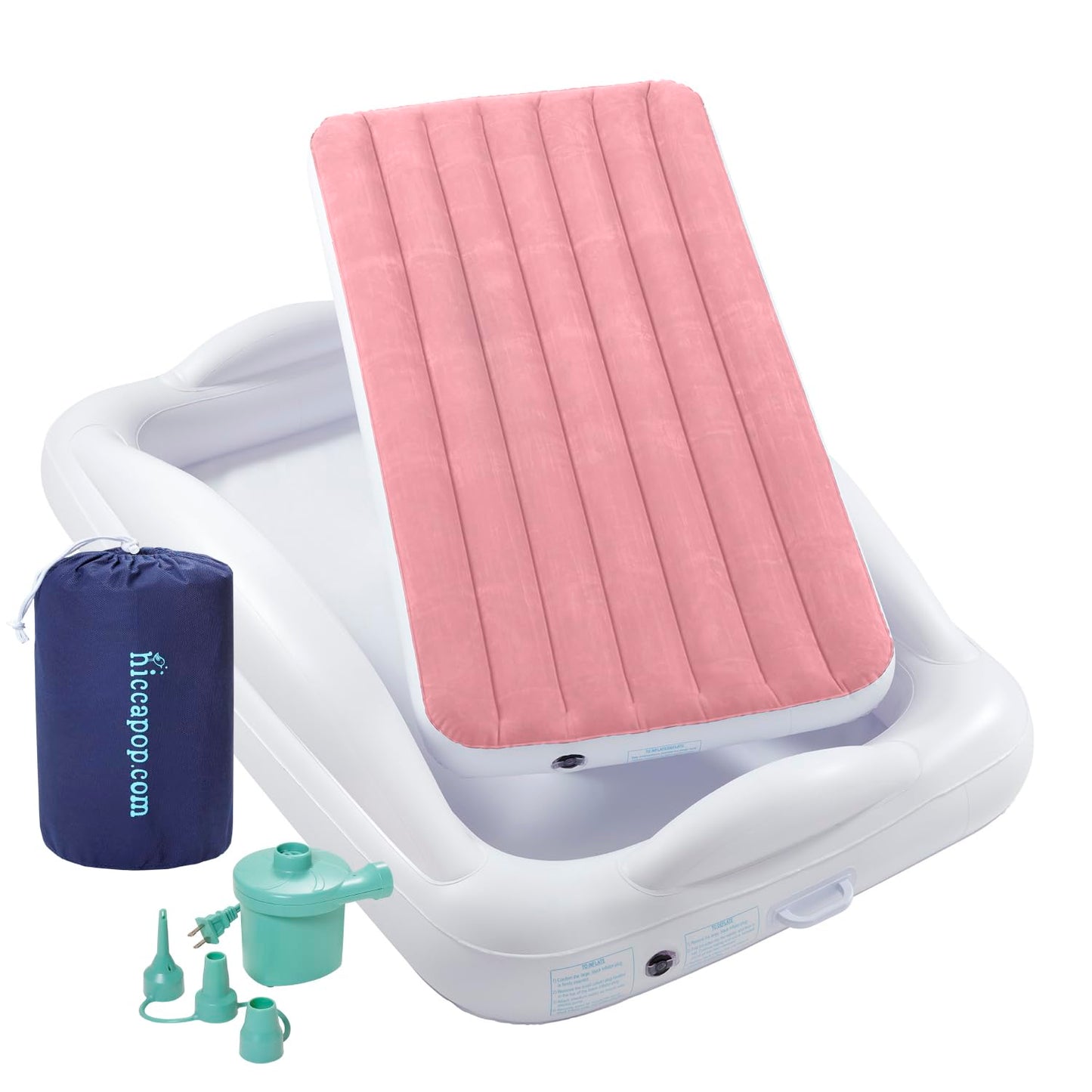 Hiccapop Toddler Travel Bed – Teal
