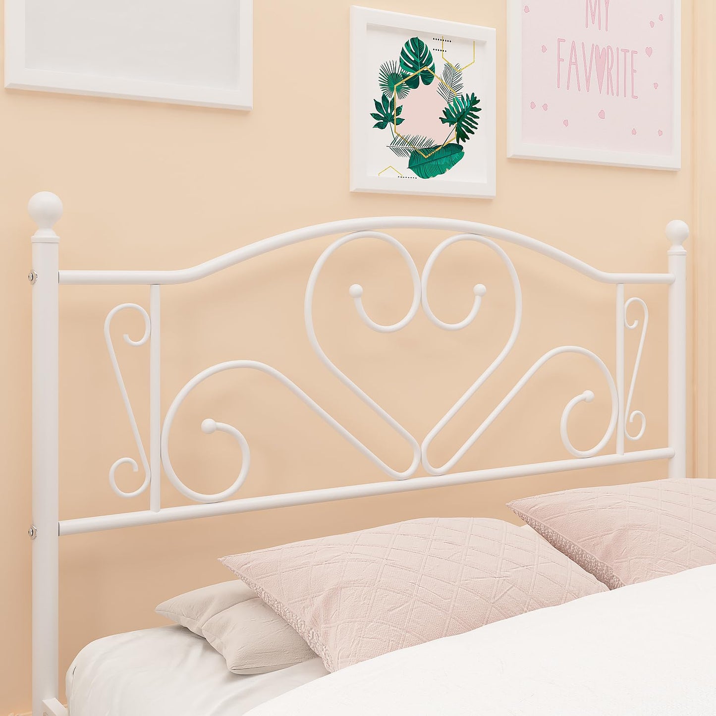 Weehom Twin Bed Frame – White