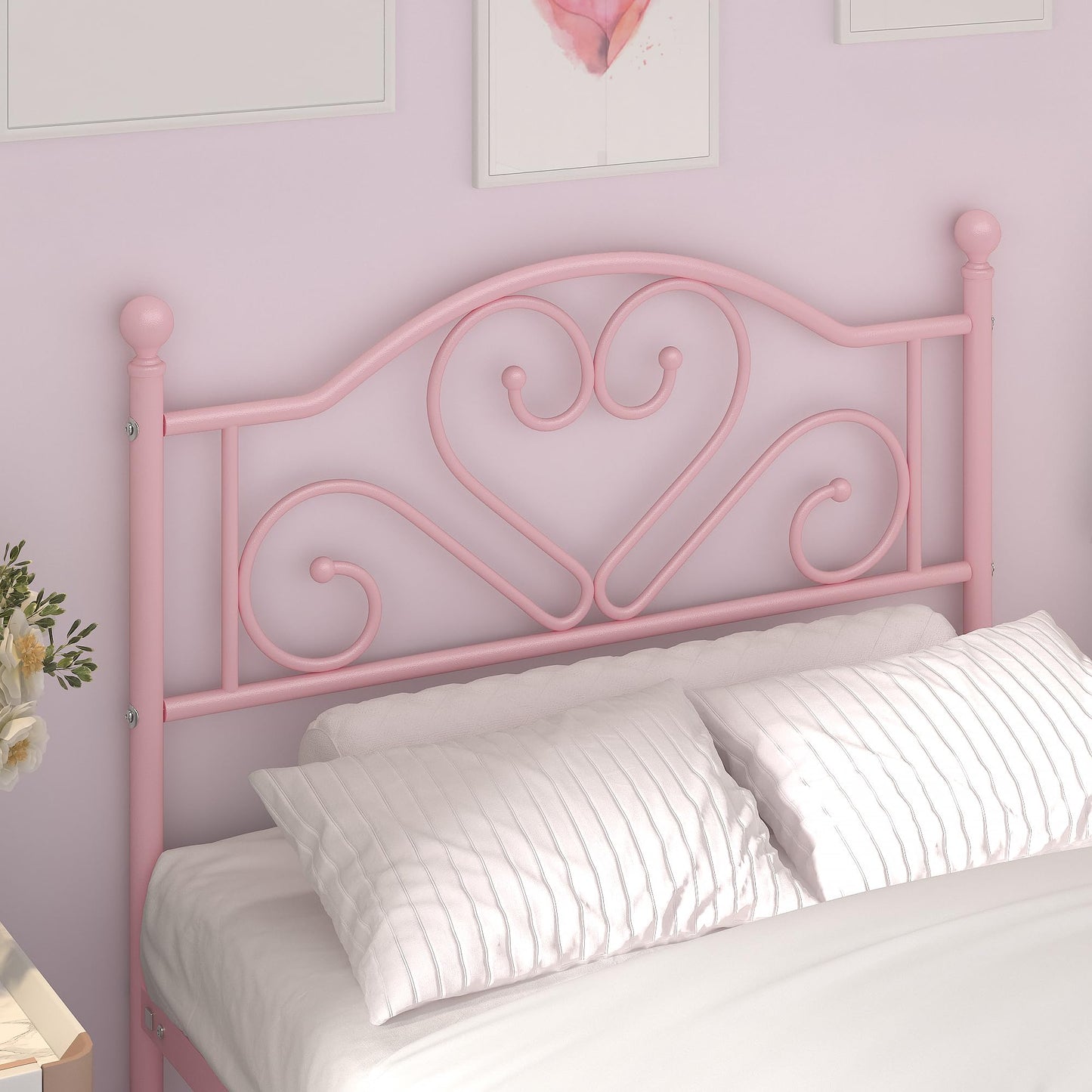 Weehom Twin Bed Frame – White