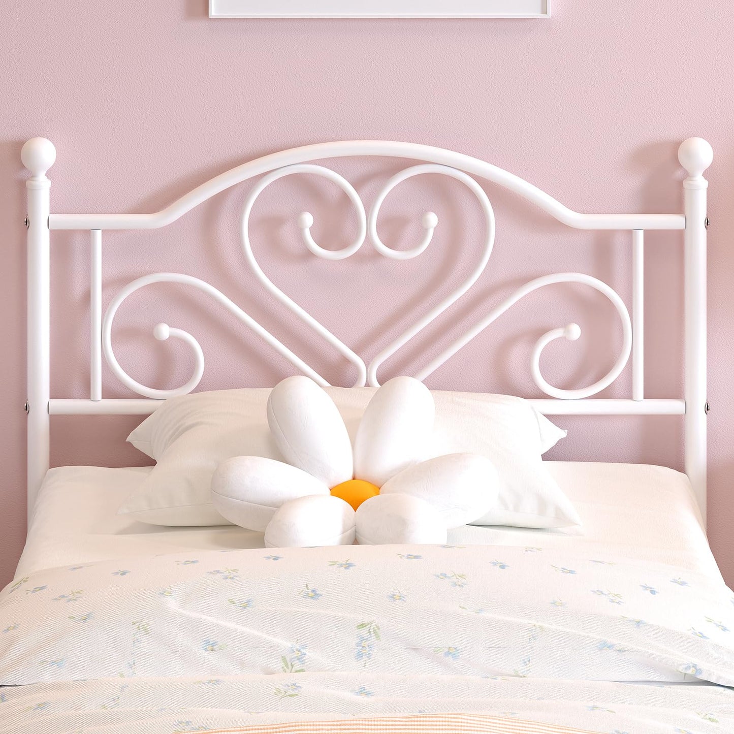Weehom Twin Bed Frame – White