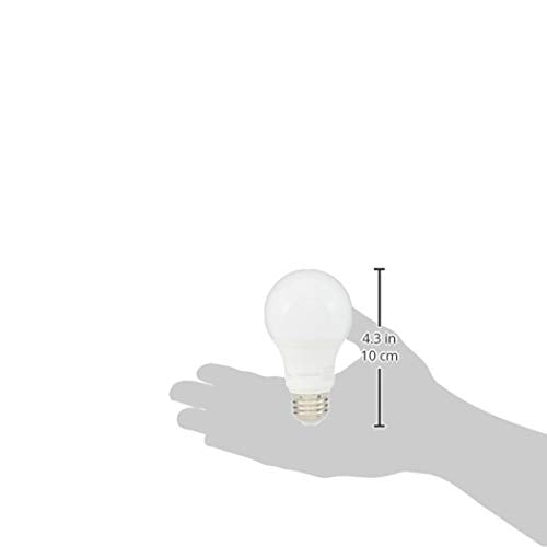 Amazon Basics 60W LED Bulbs, Soft White, 6-Pack