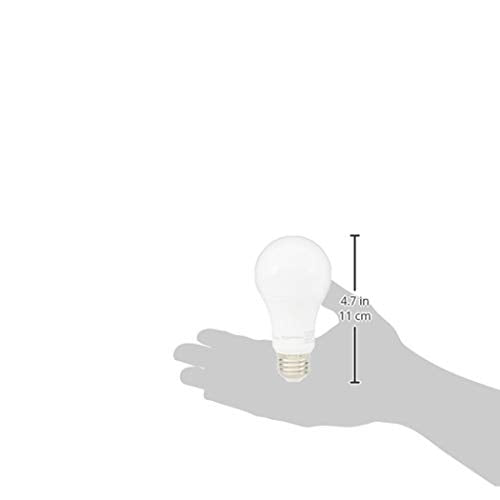 Amazon Basics 60W LED Bulbs, Soft White, 6-Pack
