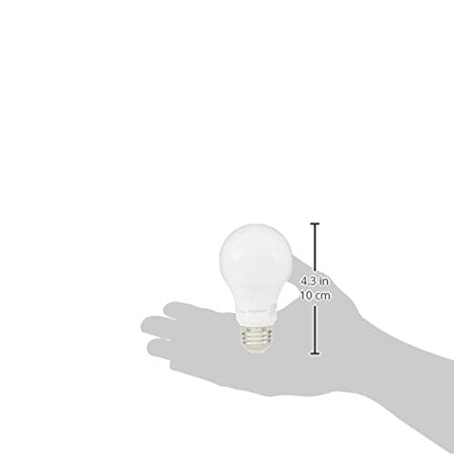 Amazon Basics 60W LED Bulbs, Soft White, 6-Pack