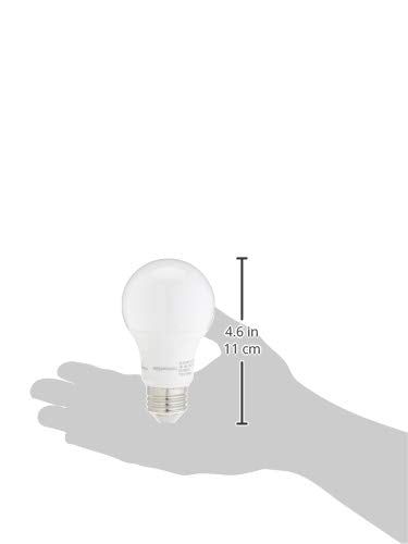 Amazon Basics 60W LED Bulbs, Soft White, 6-Pack