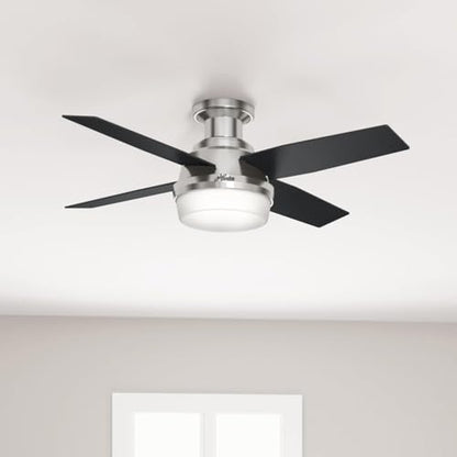 Hunter 59244 Dempsey Ceiling Fan 44 inches Fresh White