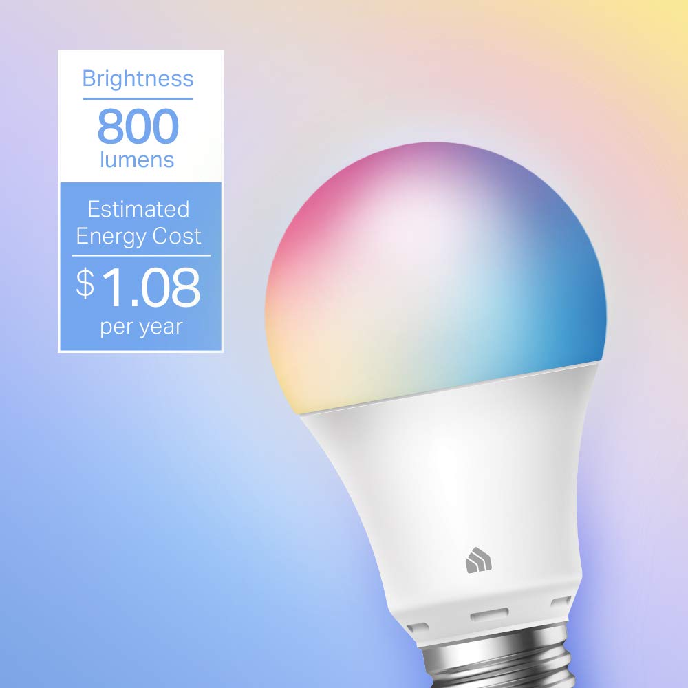 Kasa Smart Bulbs, Multicolor, 2-Pack