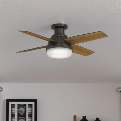 Hunter 59244 Dempsey Ceiling Fan 44 inches Fresh White