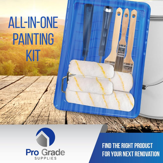 Pro Grade Paint Roller Kit – 10-Piece Set