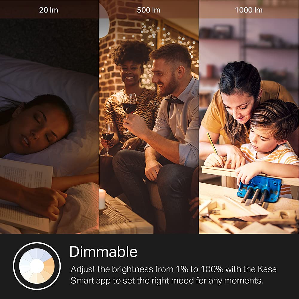 Kasa Smart Bulbs, Multicolor, 2-Pack