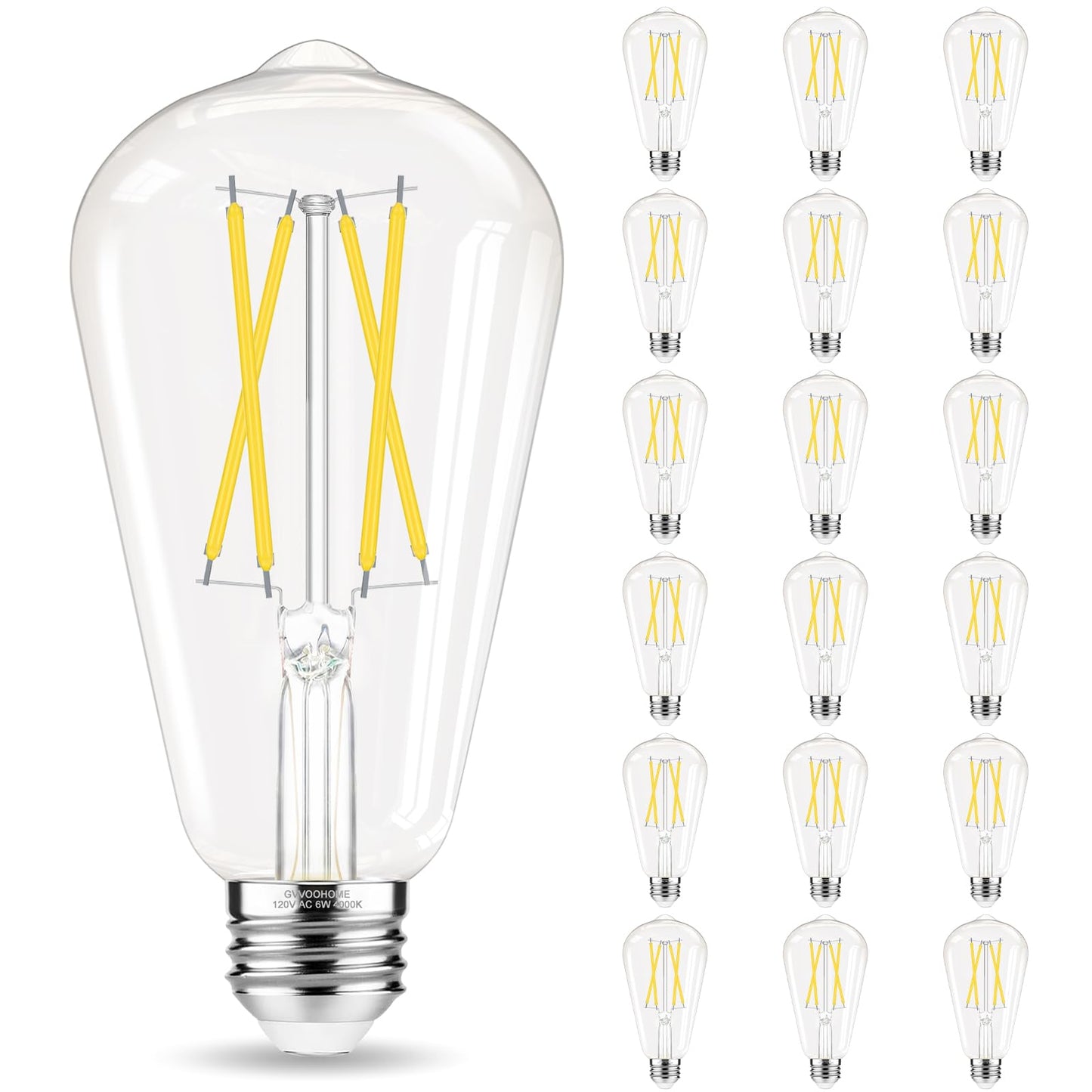 Edison LED Bulbs 12-Pack