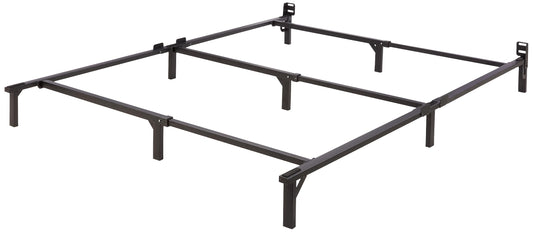 Queen Metal Bed Frame, 9-Leg, Tool-Free