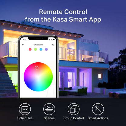 Kasa Smart Bulbs, Multicolor, 2-Pack