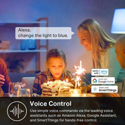 Kasa Smart Bulbs, Multicolor, 2-Pack