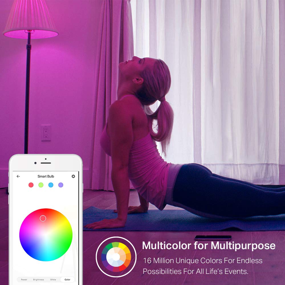 Kasa Smart Bulbs, Multicolor, 2-Pack