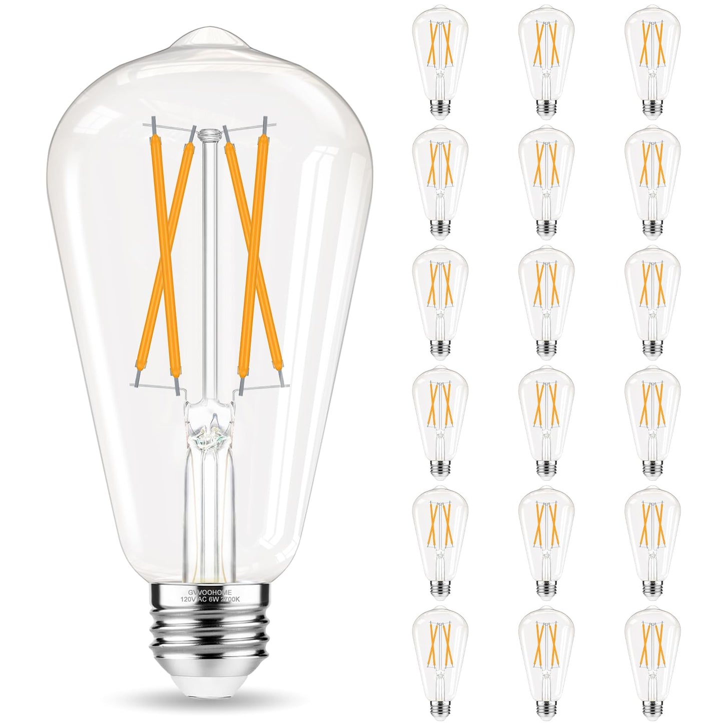 Edison LED Bulbs 12-Pack
