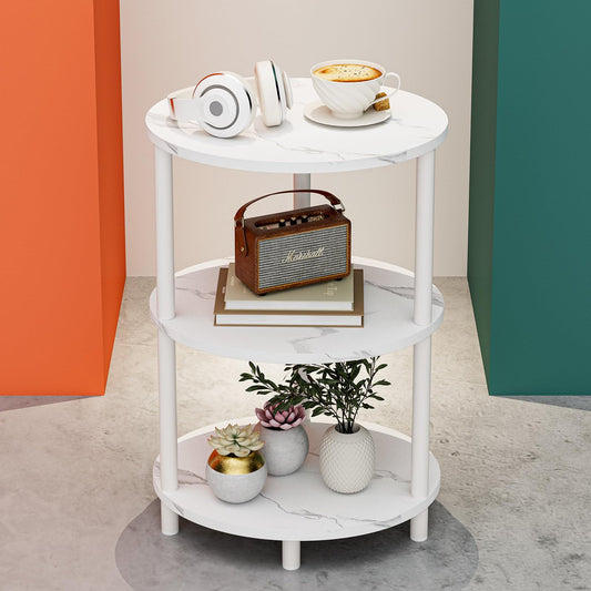Rustic 3-Tier Side Table