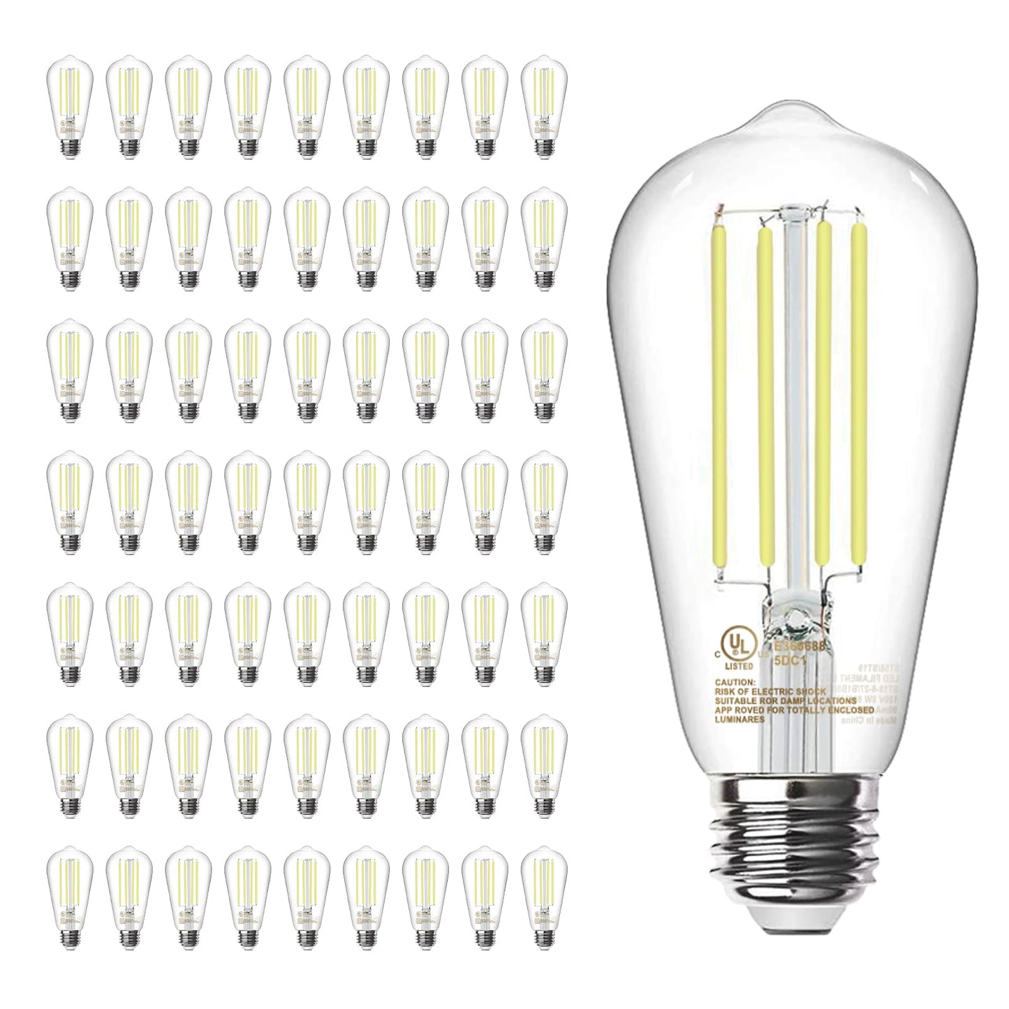 TJOY Vintage LED Edison Bulbs 12-Pack