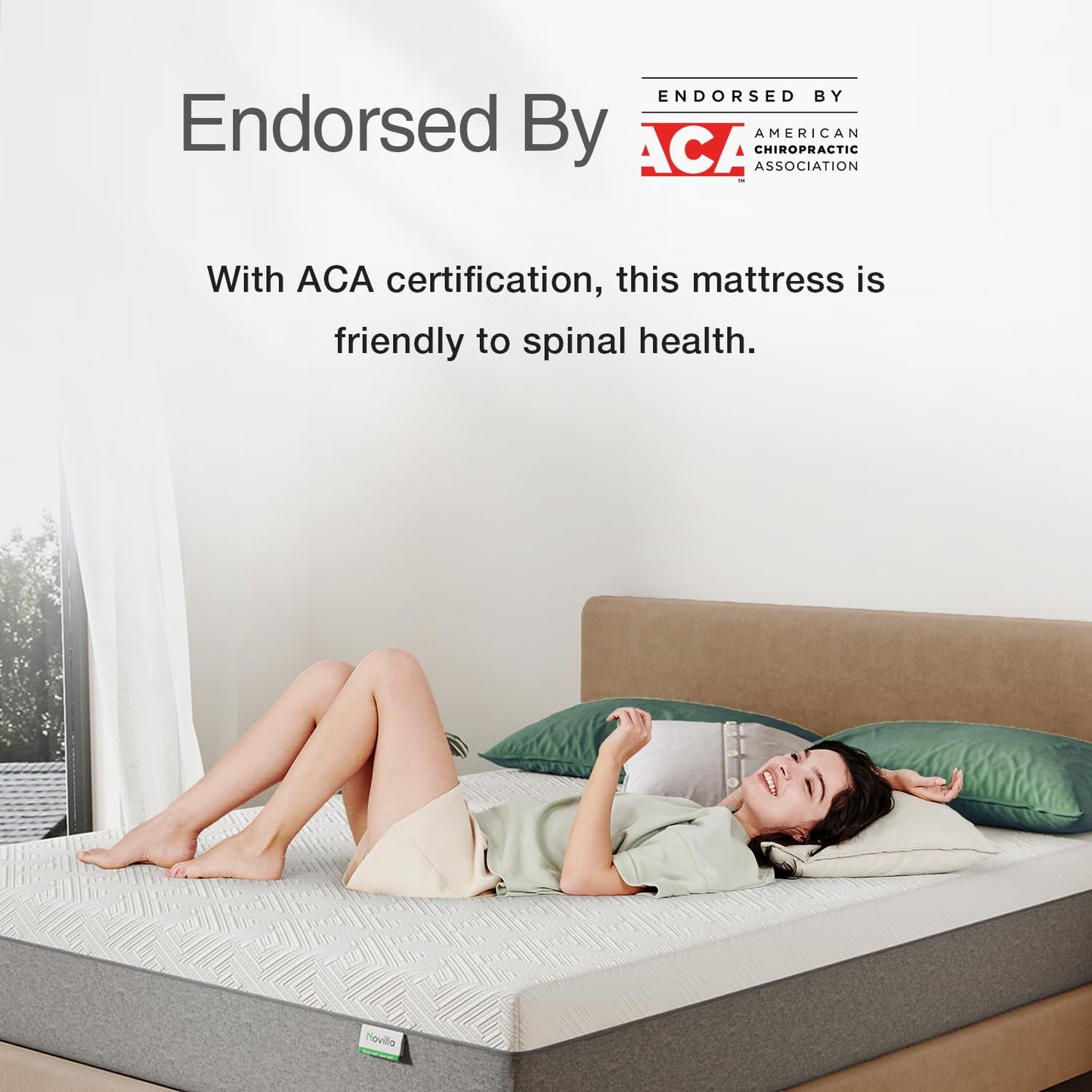 Novilla 12" Queen Gel Memory Foam Mattress