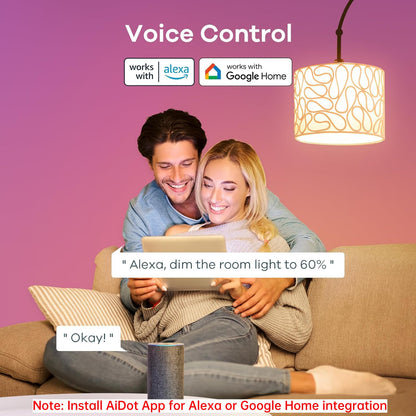Linkind Smart Bulbs 4-Pack, RGB WiFi LED