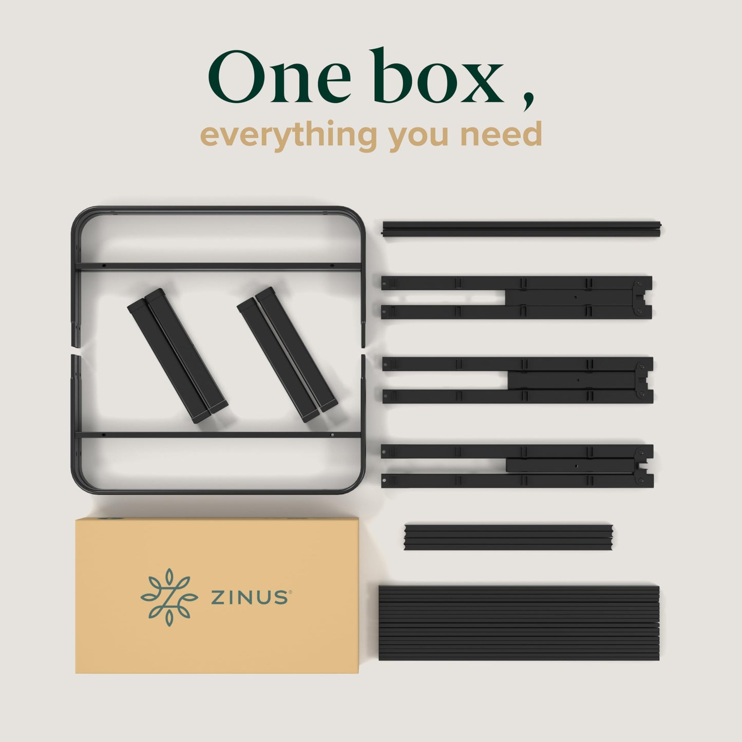 ZINUS Rumi Full Metal Bed Frame