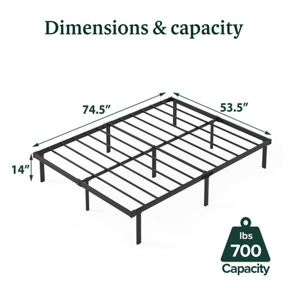 ZINUS Rumi Full Metal Bed Frame