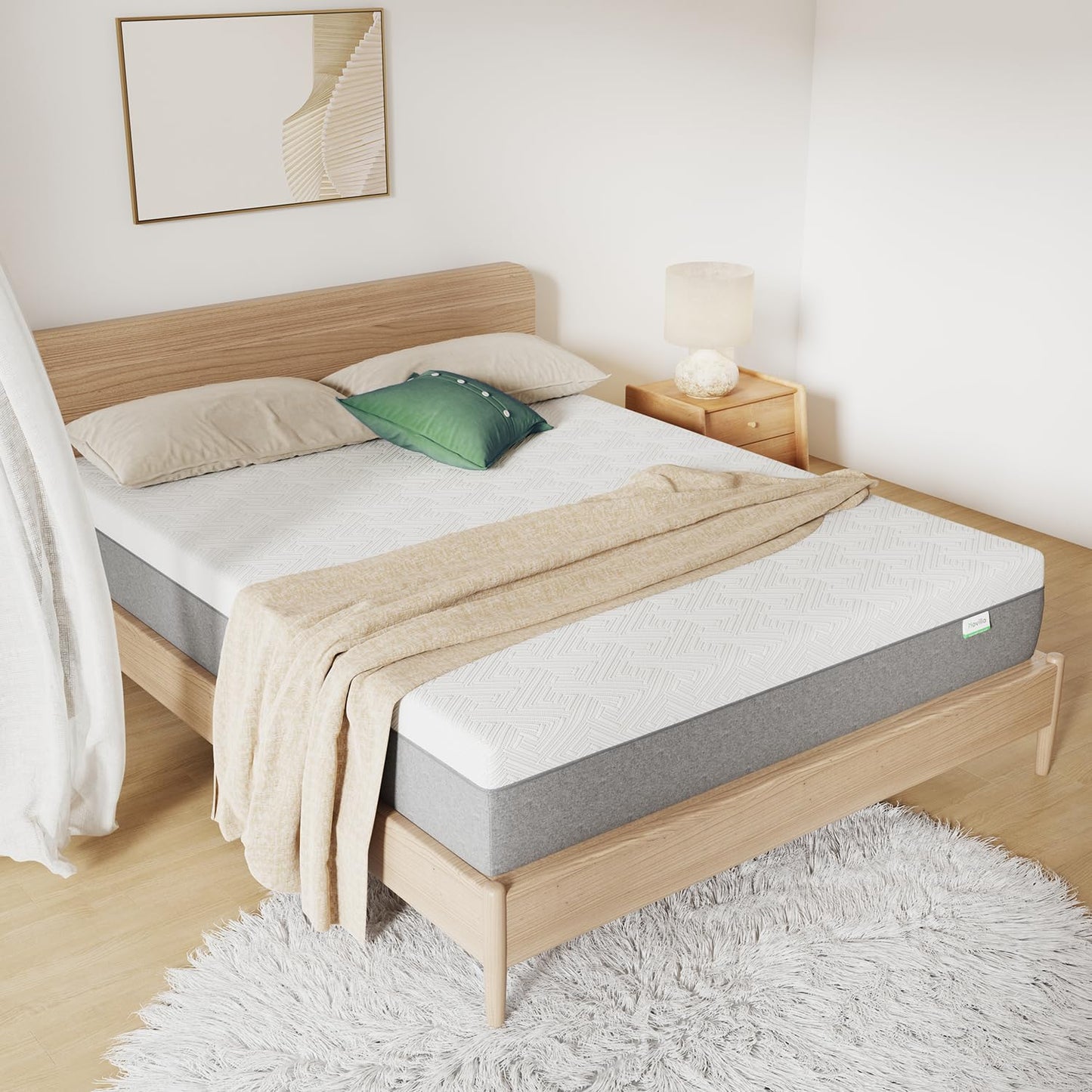 Novilla 12" Queen Gel Memory Foam Mattress