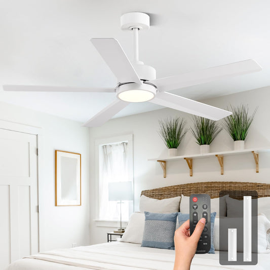 65" Modern Ceiling Fan with Light & Remote