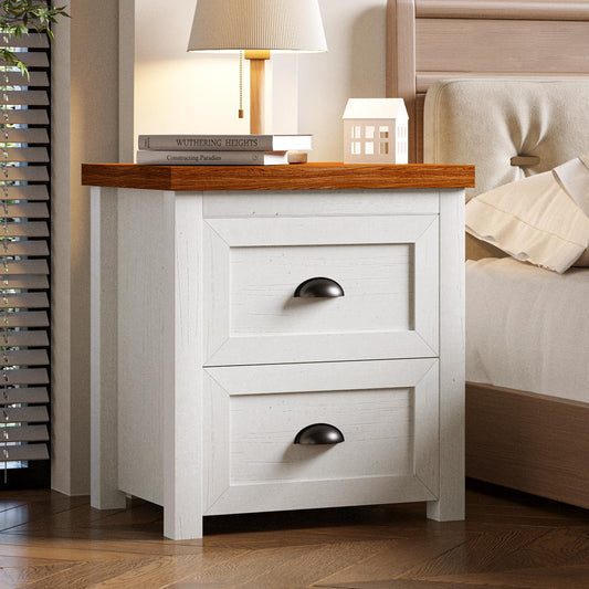 Farmhouse Nightstands Set of 2