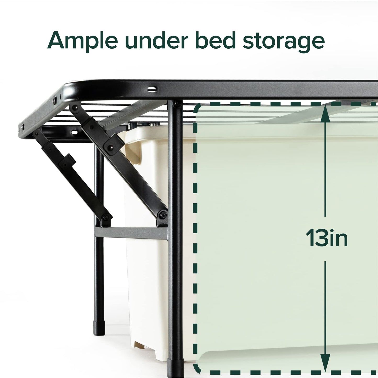 ZINUS Rumi Full Metal Bed Frame