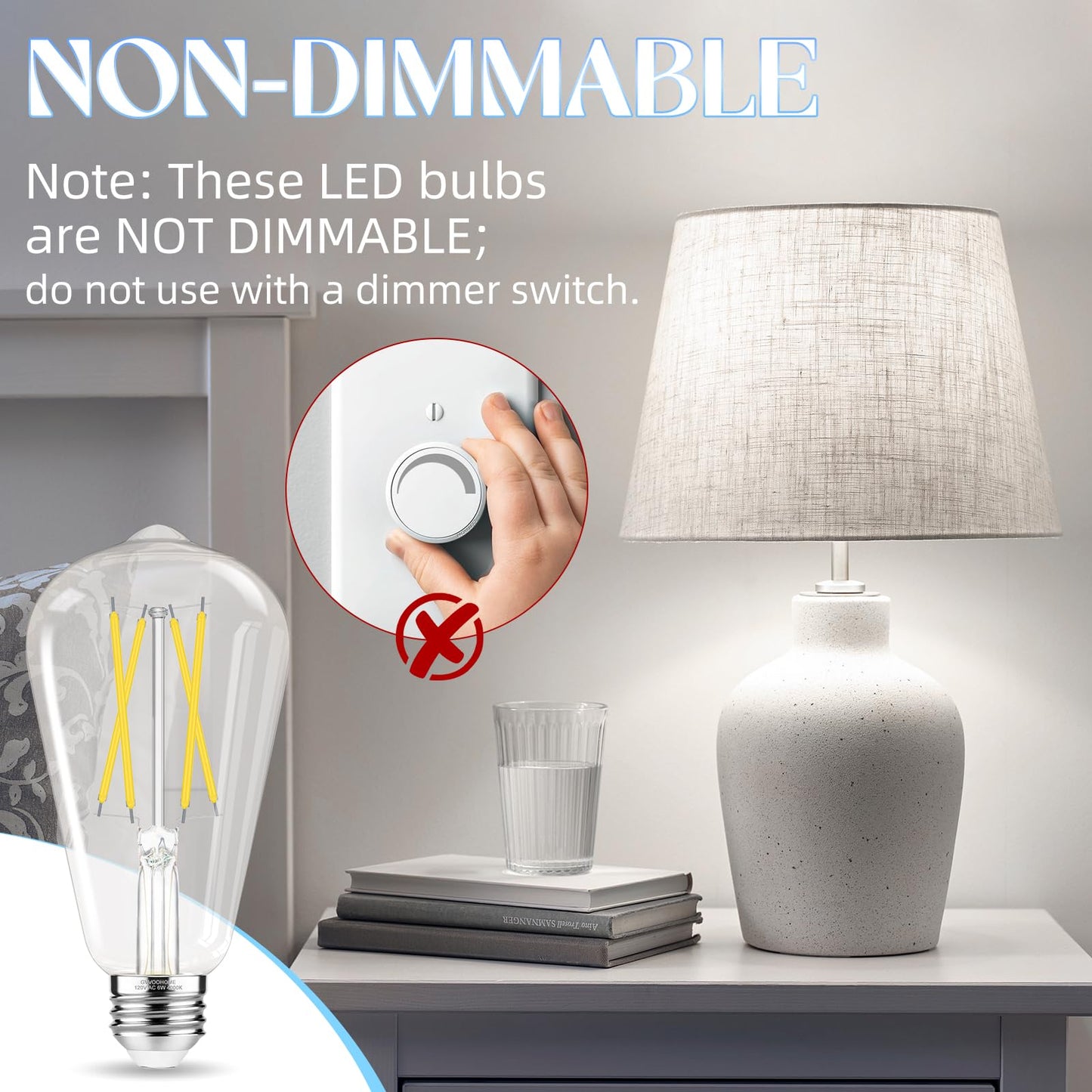 Edison LED Bulbs 12-Pack