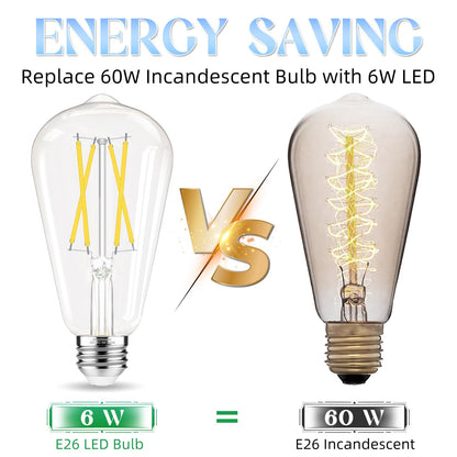 Edison LED Bulbs 12-Pack