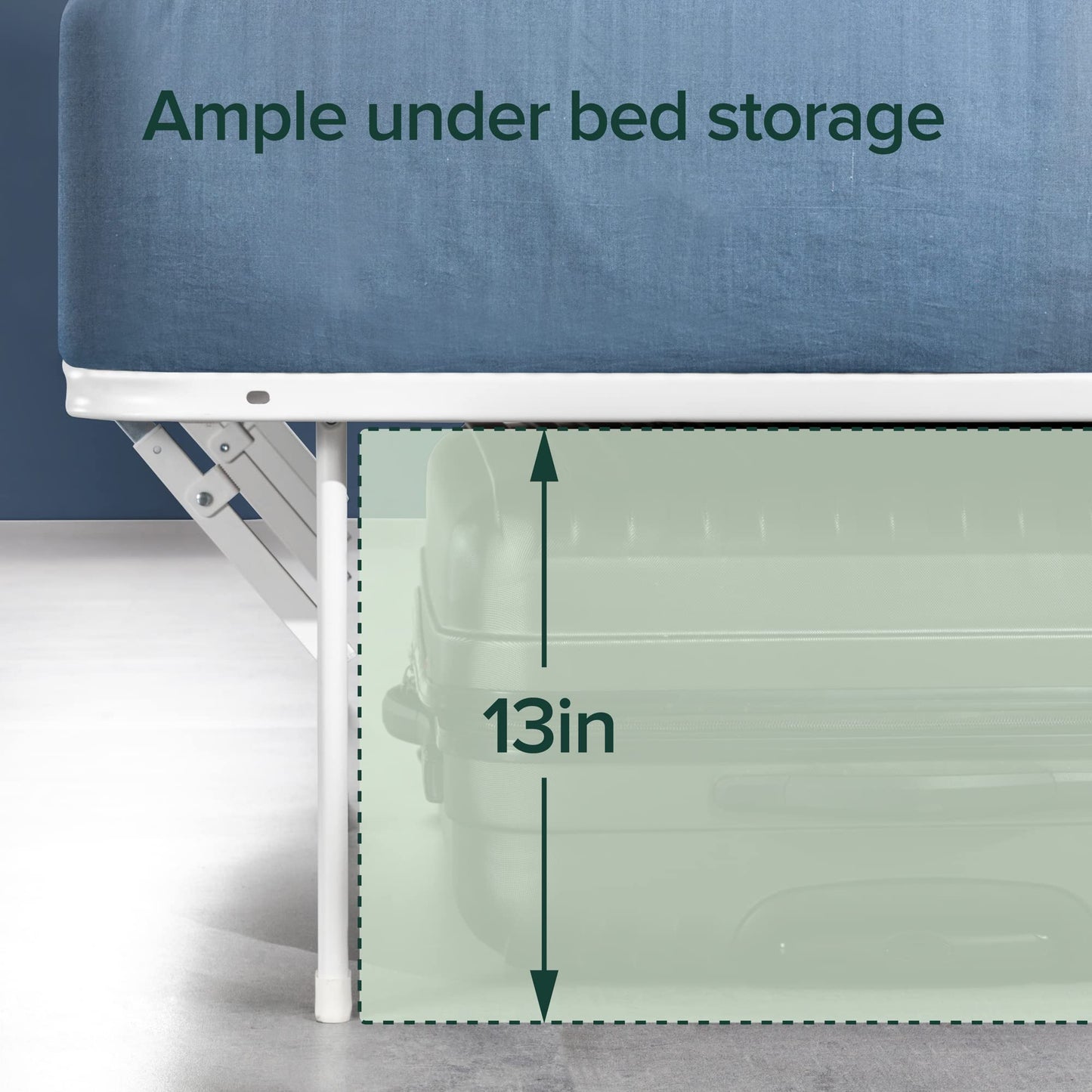 ZINUS Rumi Full Metal Bed Frame