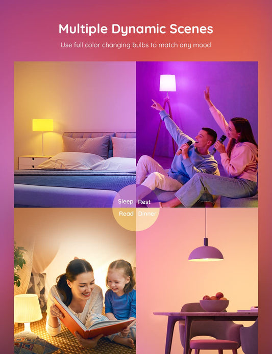 Govee Smart Light Bulbs 4-Pack