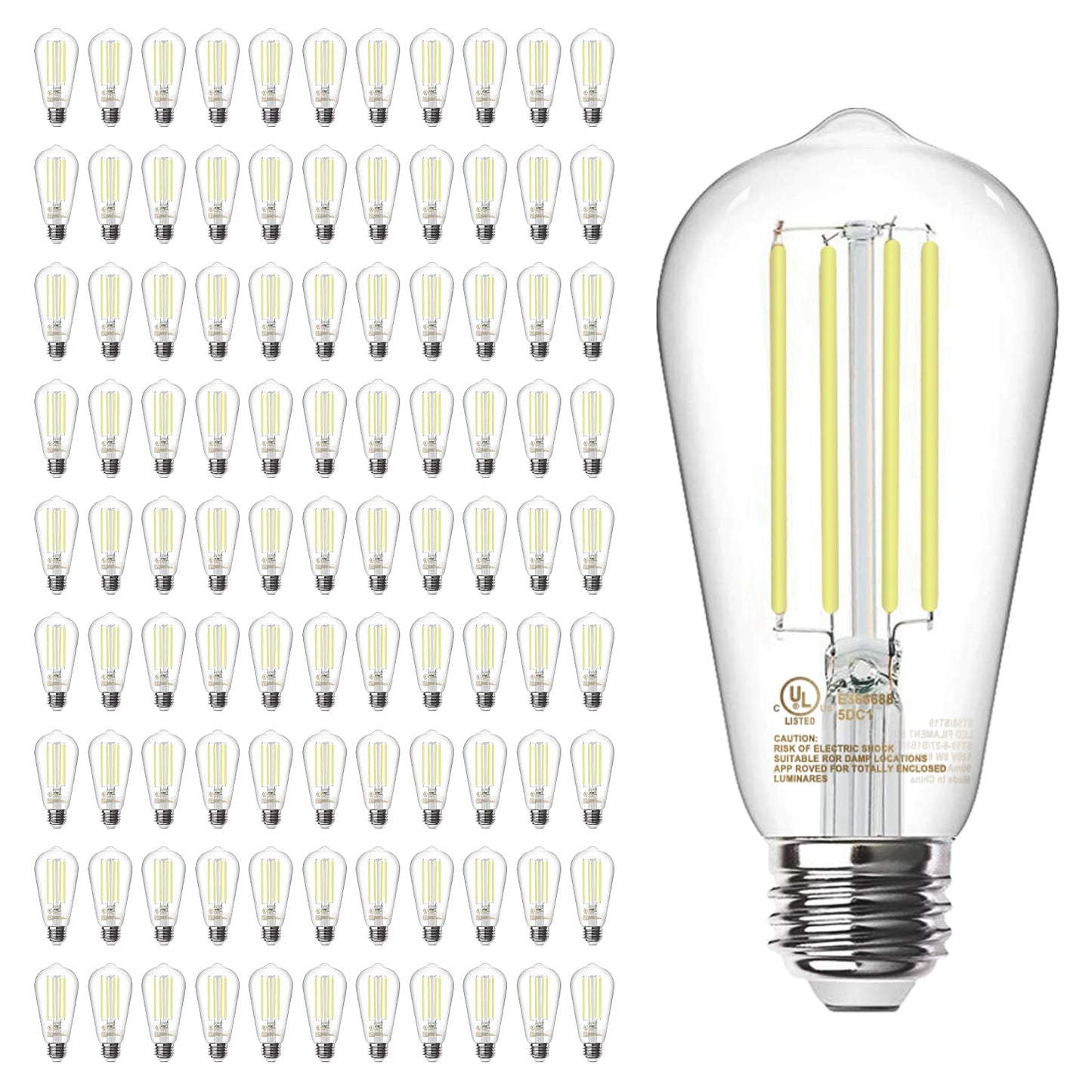 TJOY Vintage LED Edison Bulbs 12-Pack
