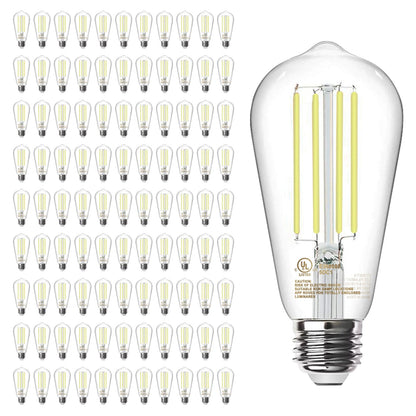 TJOY Vintage LED Edison Bulbs 12-Pack