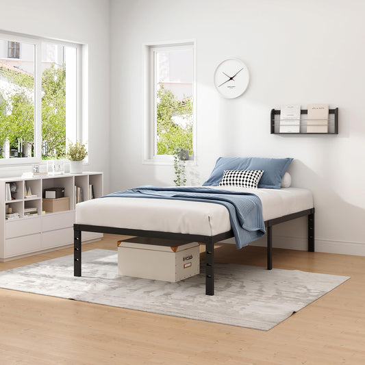 Twin Metal Bed Frame, 14"