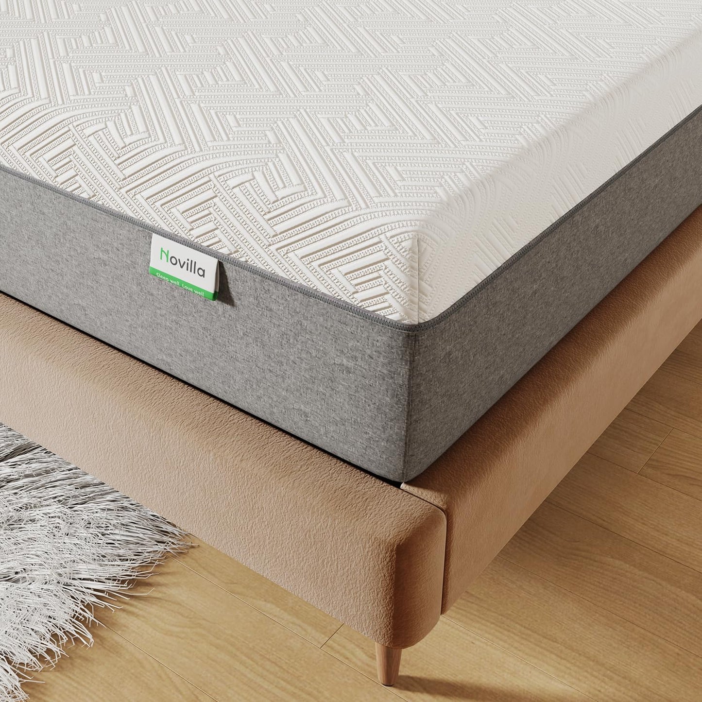 Novilla 12" Queen Gel Memory Foam Mattress