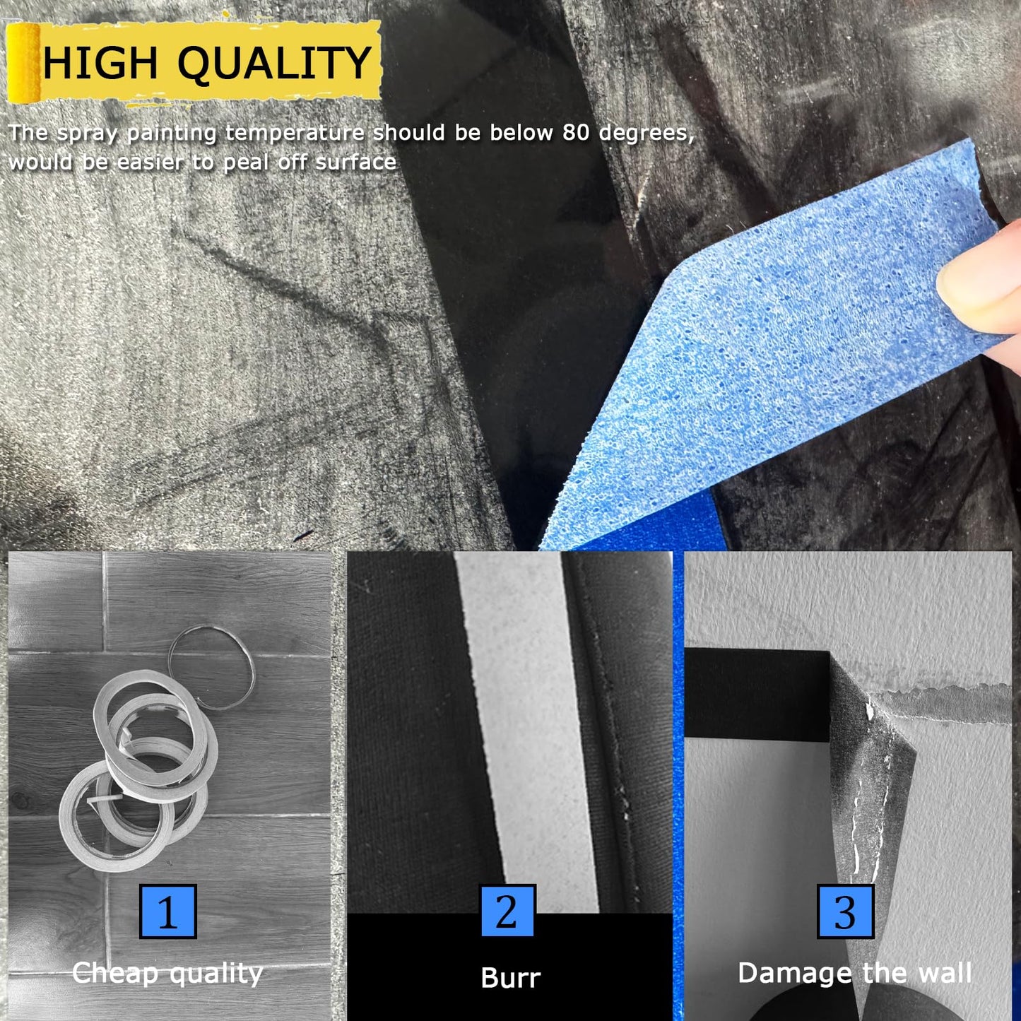 Blue Painter's Tape 4 Rolls – 88yd